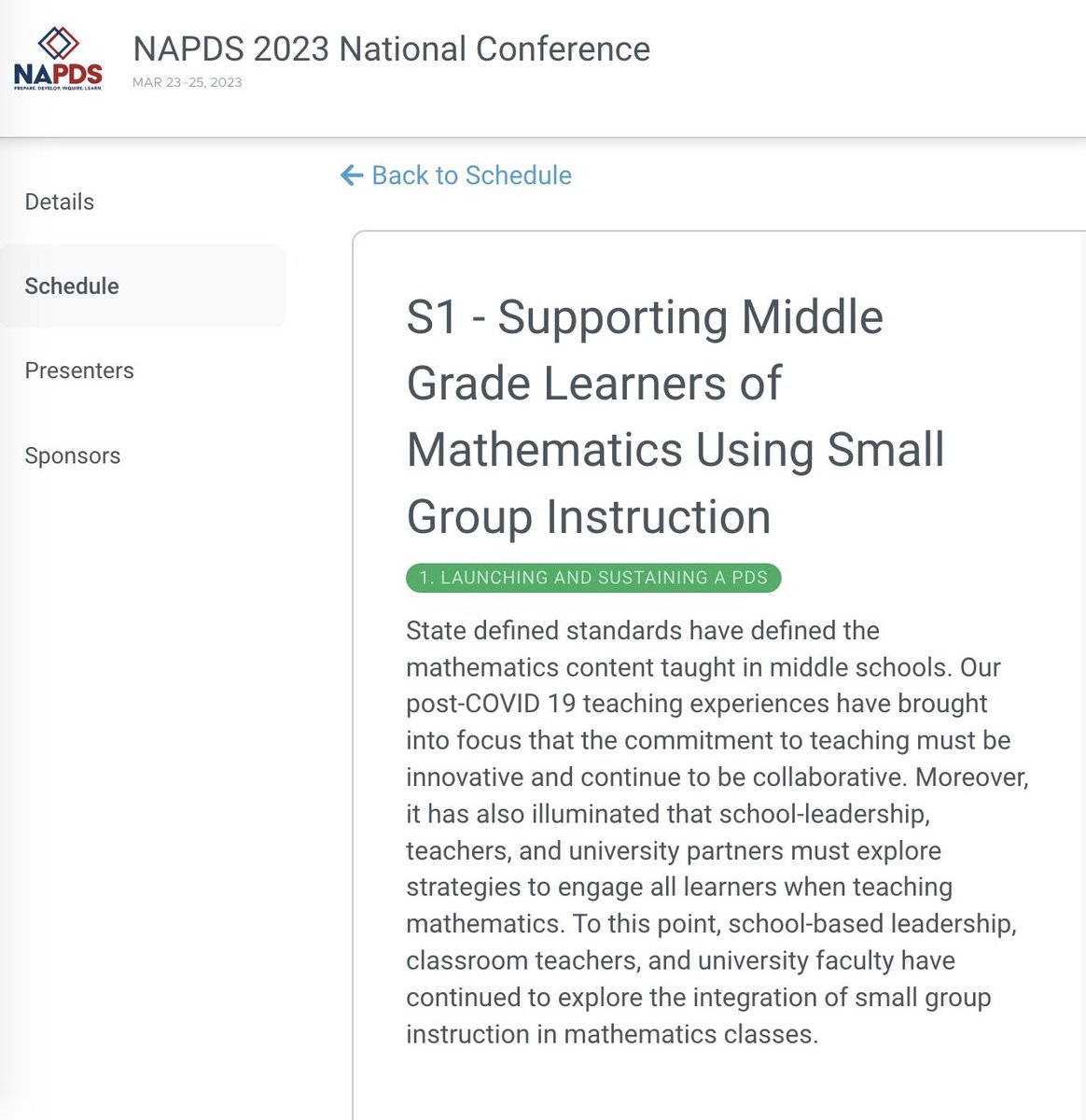 George Roy (@georgejroy) on Twitter photo Looking forward to my @NAPDS9 presentation with <a href="/IrmoMiddle/">IrmoMiddleSchool</a> teacher partner H. Nichols <a href="/UofSCPDS/">UofSC Professional Development Schools</a> Looking forward to my @NAPDS9 presentation with <a href="/IrmoMiddle/">IrmoMiddleSchool</a> teacher partner H. Nichols <a href="/UofSCPDS/">UofSC Professional Development Schools</a>