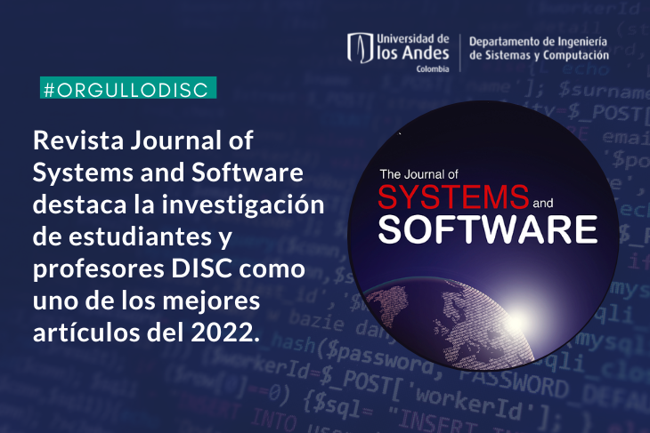 DISCuniandes's tweet photo. #OrgulloDISC | "Taxonomy of security weaknesses in Java and Kotlin Android Apps" es uno de los tres artículos ganadores, resultado del trabajo de nuestros #EstudiantesDISC - #ProfesoresDISC y profesores aliados internacionales.
Conoce más aquí: https://t.co/s9mjKn2m1V https://t.co/hBhFFoCF3k