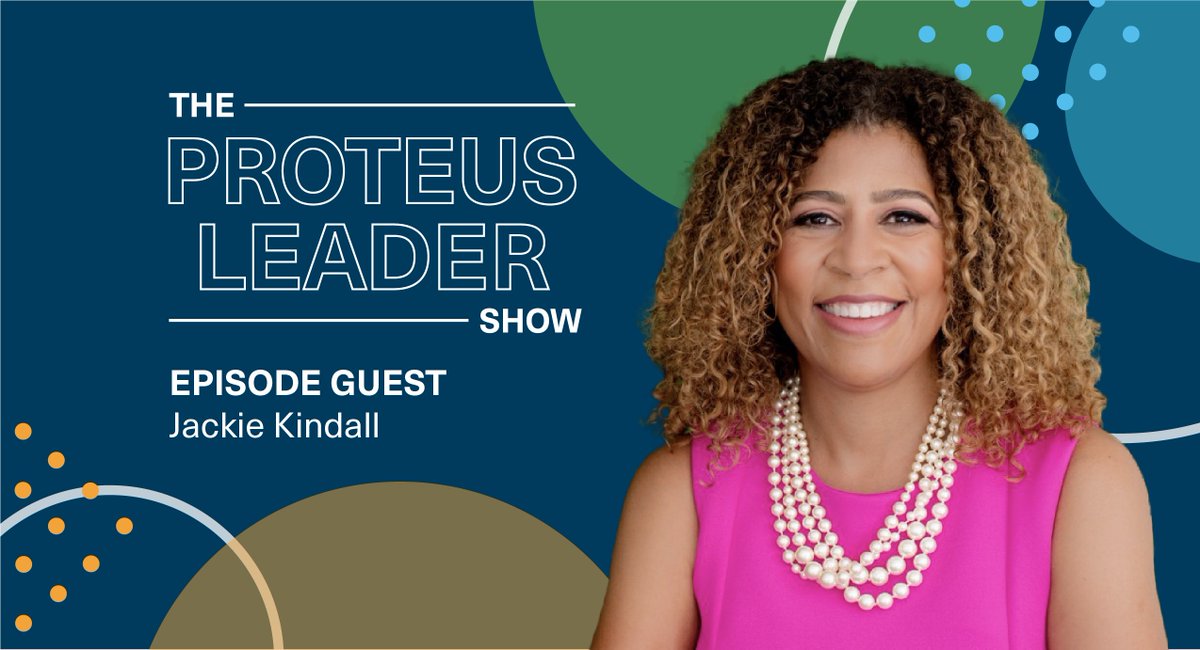 ProteusLeader's tweet photo. This month @erikaandersen spoke to Jackie Kindall, founder and CEO of Kindall Evolve, for the Proteus Leader Show. They talked about practical steps organizations can take to become more inclusive. Listen where you get your podcasts: https://t.co/zHIh6J6pgR https://t.co/DQfiBXaMRW