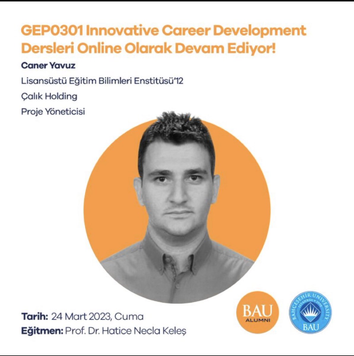 Mezunlarımız ile beraber değer katmaya devam ediyoruz 🎓🧿<a href="/BAUAlumniCenter/">BAU Alumni Center</a>