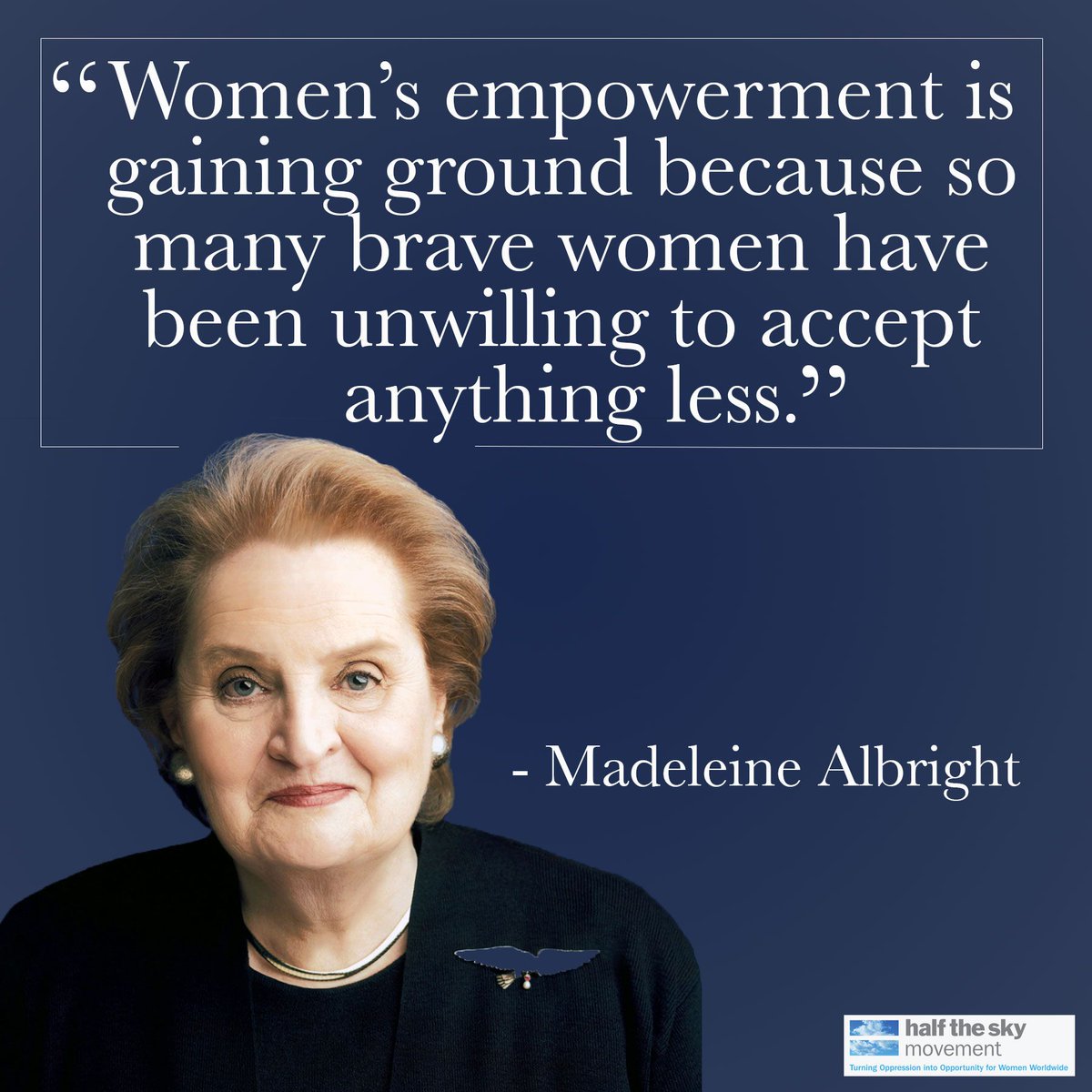 Inspiration forever. 🖤❤️🌹
#MadeleineAlbright