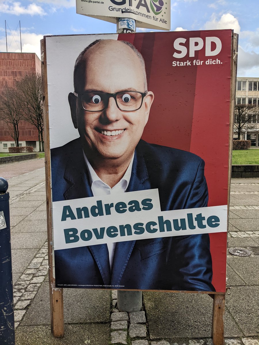 Bovi voll im Wahlkampf -Modus