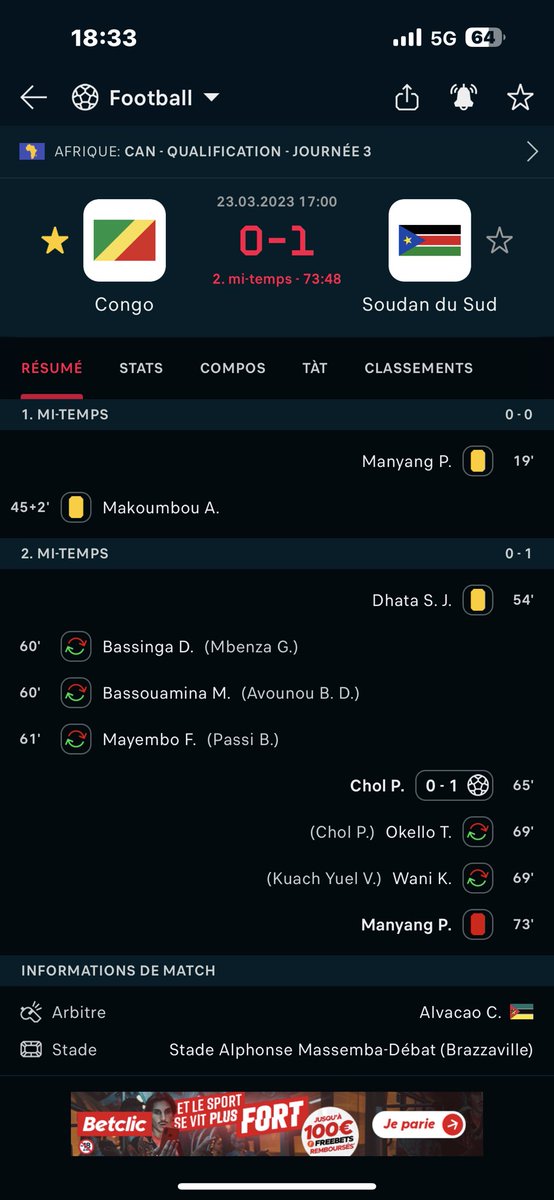 leegalsen's tweet photo. JE POUKAVE ! LE CONGO PERD CONTRE LE SOUDAN EN CACHETTE ENCORE MDRRRRR https://t.co/Yemj037RTO