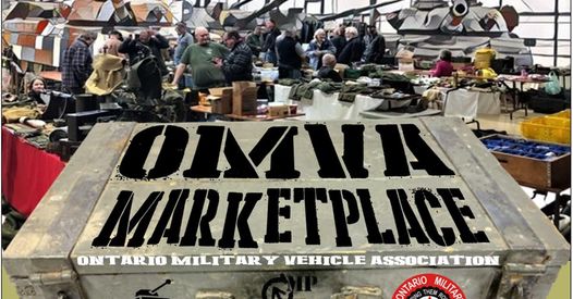 ONTRMuseum's tweet photo. 2023 Spring Militaria &amp; Military Vehicle Parts Marketplace. April 15, 9am.
Brought to you by the Ontario Military Vehicle Association (OMVA)
Regular Museum Admission applies
OMVA Members are admitted FREE.

#ontrmuseum #omva #omvamarketplace #militarymuseum #tankmuseum #militaria https://t.co/1ZhkpbNFK1
