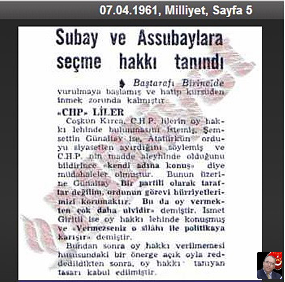 DedeErselAksu's tweet photo. #AstsubaylarElele Oy gücümüzü sonuna kadar hissettireceğiz!
@RTErdogan
@NureddinNebati
@suleymansoylu
@tcsavunma
@kilicdarogluk
@mustafaelitas
@fuatoktay
@AhmetAYDIN_02
@HMBakanligi
@meral_aksener 

Yıl 1961 aylardan Nisan, Subay ve Astsubaylara Seçme ve seçilme hakkı verildi. https://t.co/s8z2sOtyhy