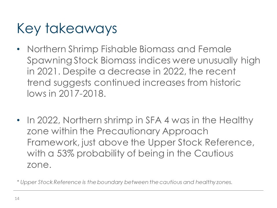 DFO_NL's tweet photo. Today, #DFOScience delivered a technical briefing to stakeholders and media on the findings presented in this year’s Northern shrimp stock assessment for Shrimp Fishing Area (SFA) 4. Here are the key takeaways: https://t.co/9QNg5Kv2xM