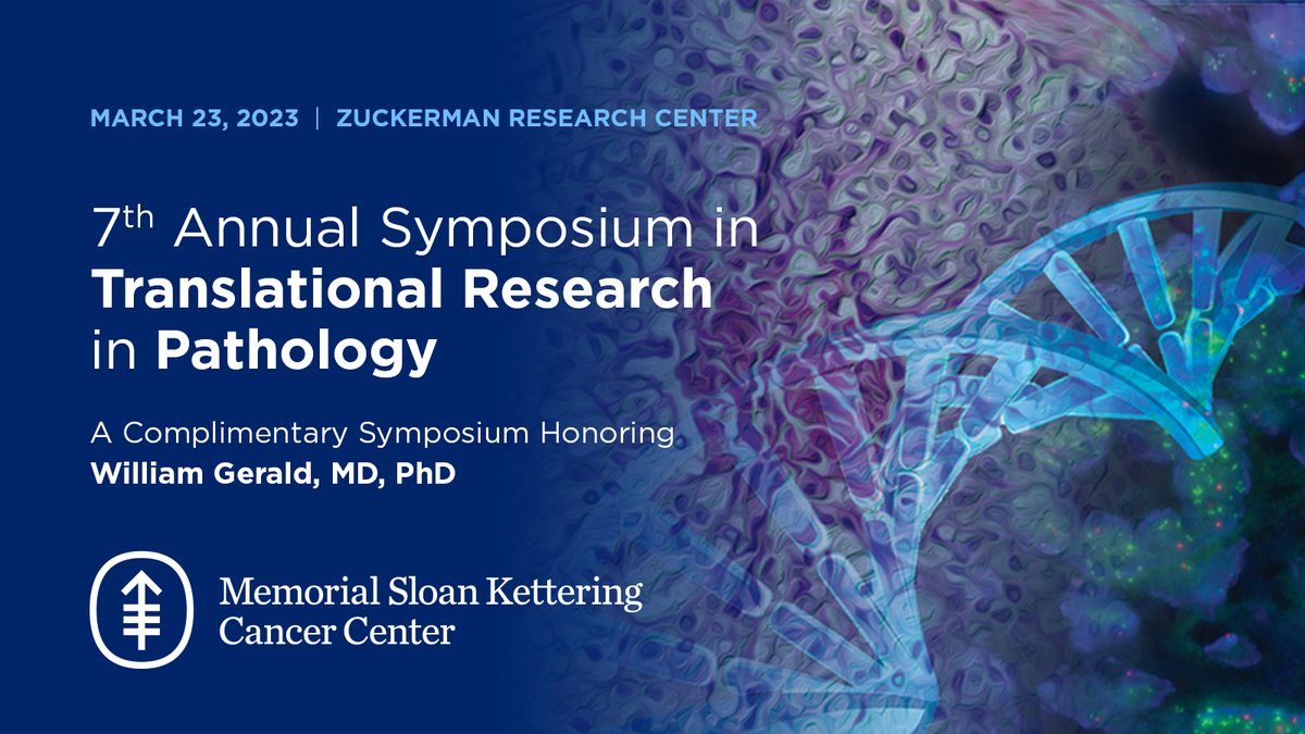 We're excited to welcome attendees to <a href="/MSKCancerCenter/">Memorial Sloan Kettering Cancer Center</a> today for the 7th #TranslationalPathology Symposium w/ this year's Gerald Award Recipient &amp; Special Lecturer, <a href="/RogerRogergr/">Roger Greenberg</a>. 

Full agenda ➡️ bit.ly/strp2023 

<a href="/natasharekhtman/">Natasha Rekhtman MD PhD</a> @meerahameed <a href="/h_alahmadie/">Hikmat Al Ahmadie</a> <a href="/MSKPathology/">MSK Department of Pathology & Laboratory Medicine</a>