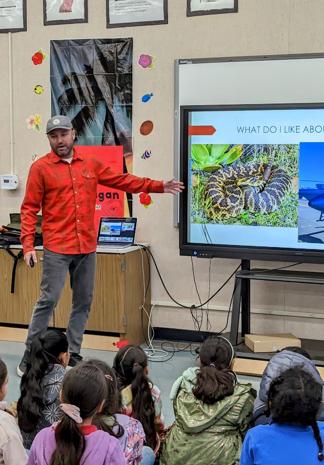 Moreno students participating in College and Career day!  There were presenters from the Maloof Foundation, Ontario-Montclair School Employees Credit Union, Chaffey College, a biologist, an animator, the OMSD IT Dept., and a former Moreno student who is now a pharmacist.