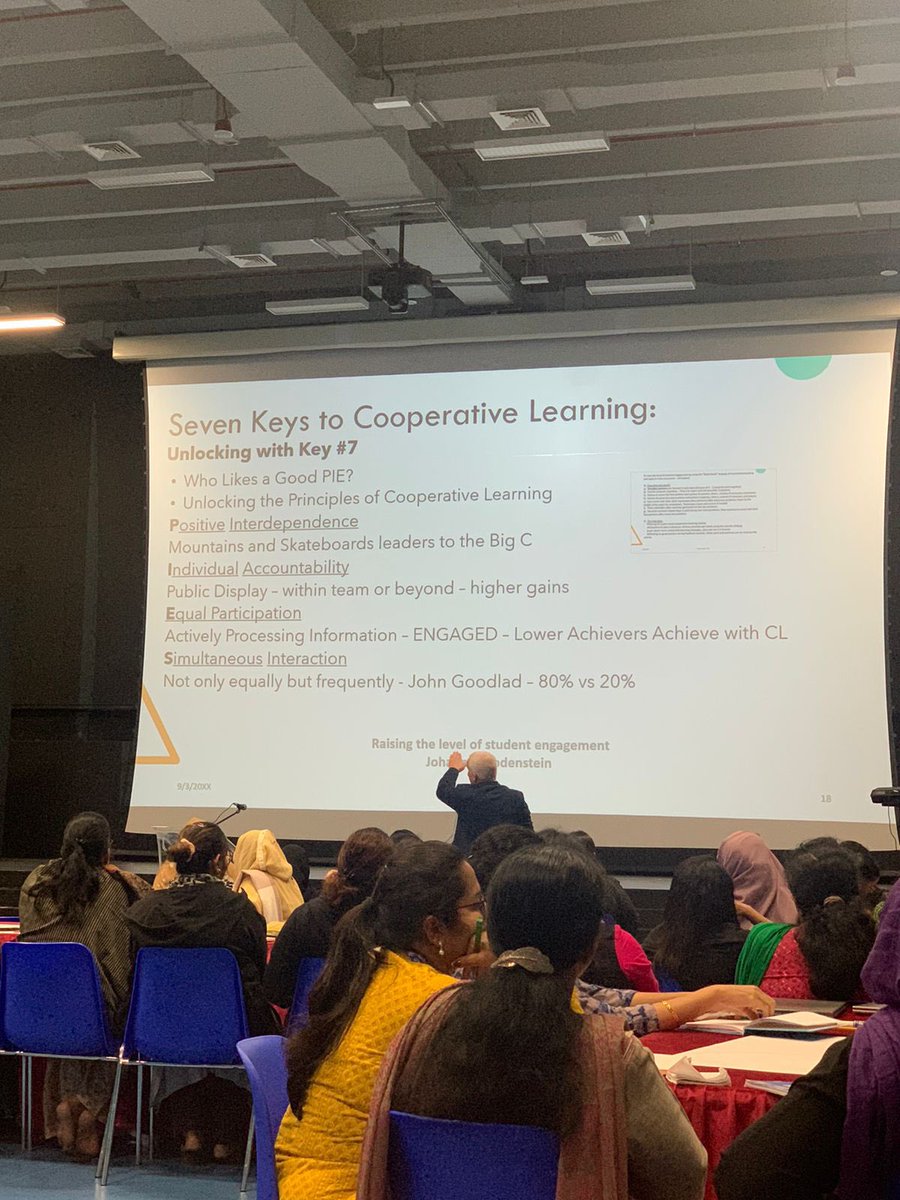 OOB_GEMS's tweet image. Big thank you to Mr. Johannes for the insightful PLD session on unlocking the keys of cooperative learning! Your expertise has empowered us to create a more collaborative and engaging classroom environment for our students. #cooperativelearning #teacherprofessionaldevelopment