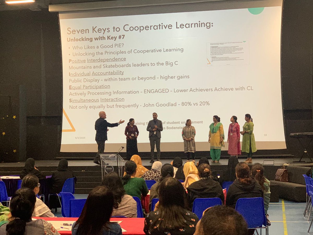 OOB_GEMS's tweet image. Big thank you to Mr. Johannes for the insightful PLD session on unlocking the keys of cooperative learning! Your expertise has empowered us to create a more collaborative and engaging classroom environment for our students. #cooperativelearning #teacherprofessionaldevelopment