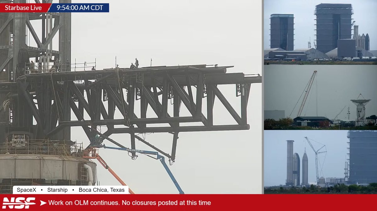 Chris Bergin NSF on Twitter "Safety scaffolding is being removed