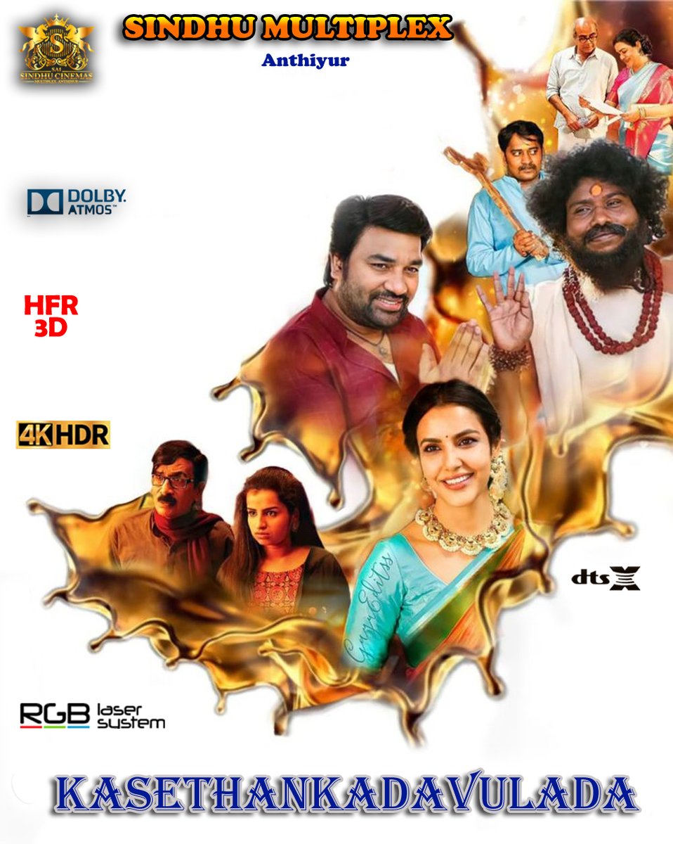 saisindhucinema's tweet photo. Bigger the cast, bigger the laugh 😃 #KasethanKadavulada Bookings Open at
Official Sai Sidhu cinema's
#selfipoint #ilovesindhuCinemas #anthiyur #hfr3d #theater #cinema #flim #movielover #multiplex #dolbyatmos #4khdr #sindhucinemasmultiplex #sindhucinemas...😁 https://t.co/scd0kPIyqL