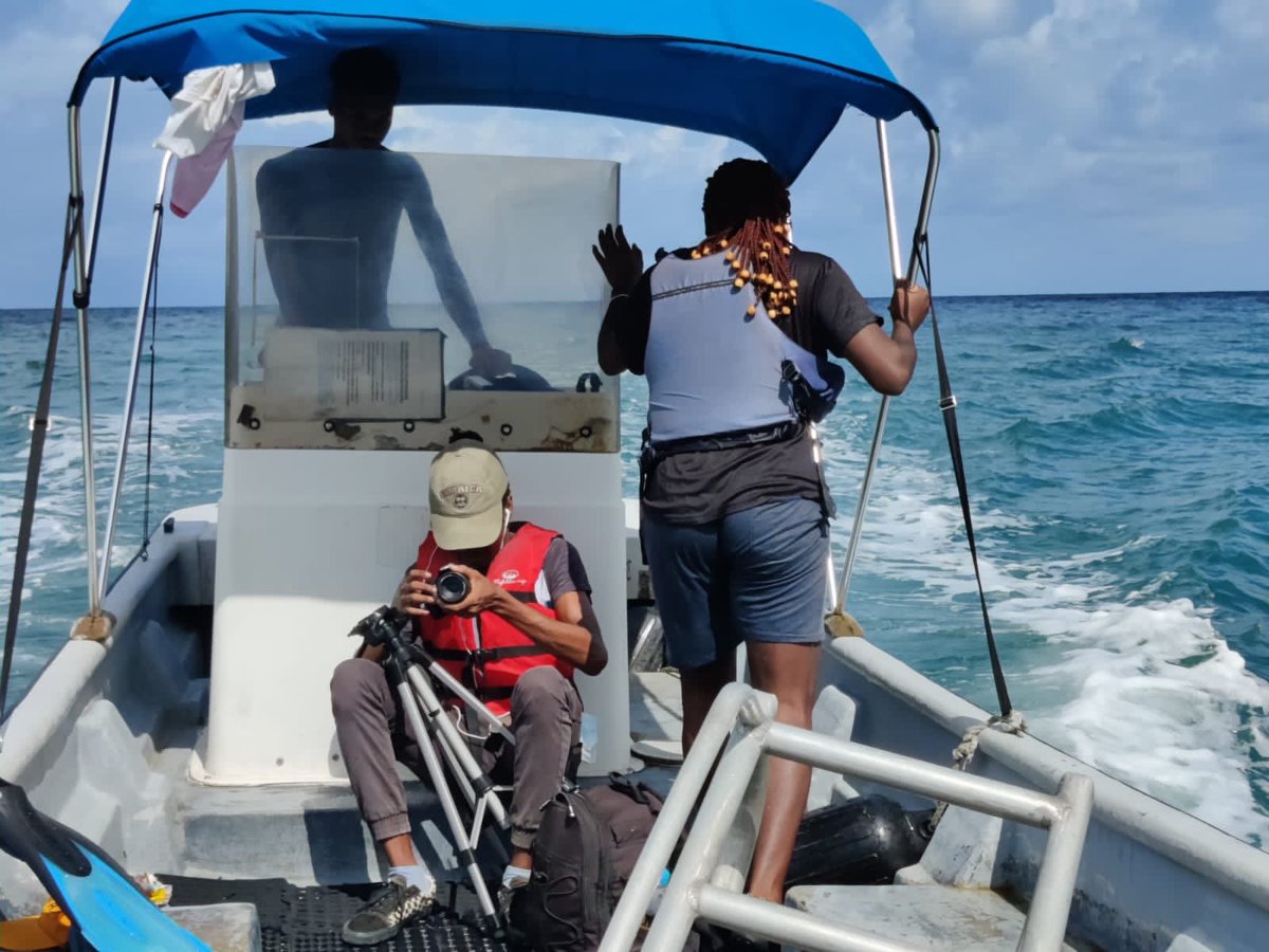 KeeFarmsHQ's tweet photo. At Kee Farms we take a lot of pictures and videos. We document every process extensively as we want to create a playbook on how to set up a low tech ocean farm so others can replicate it in their country. #Sustainability #oceanfarm #seaweed https://t.co/lKdrA69U4b