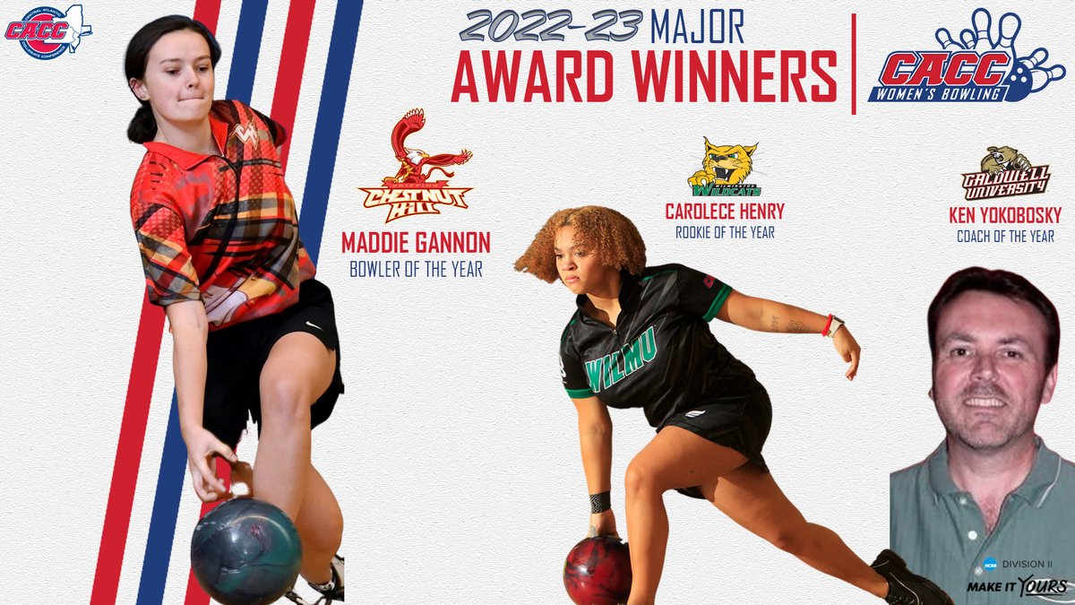 2022-23 #CACC Women's Bowling Major Award Winners