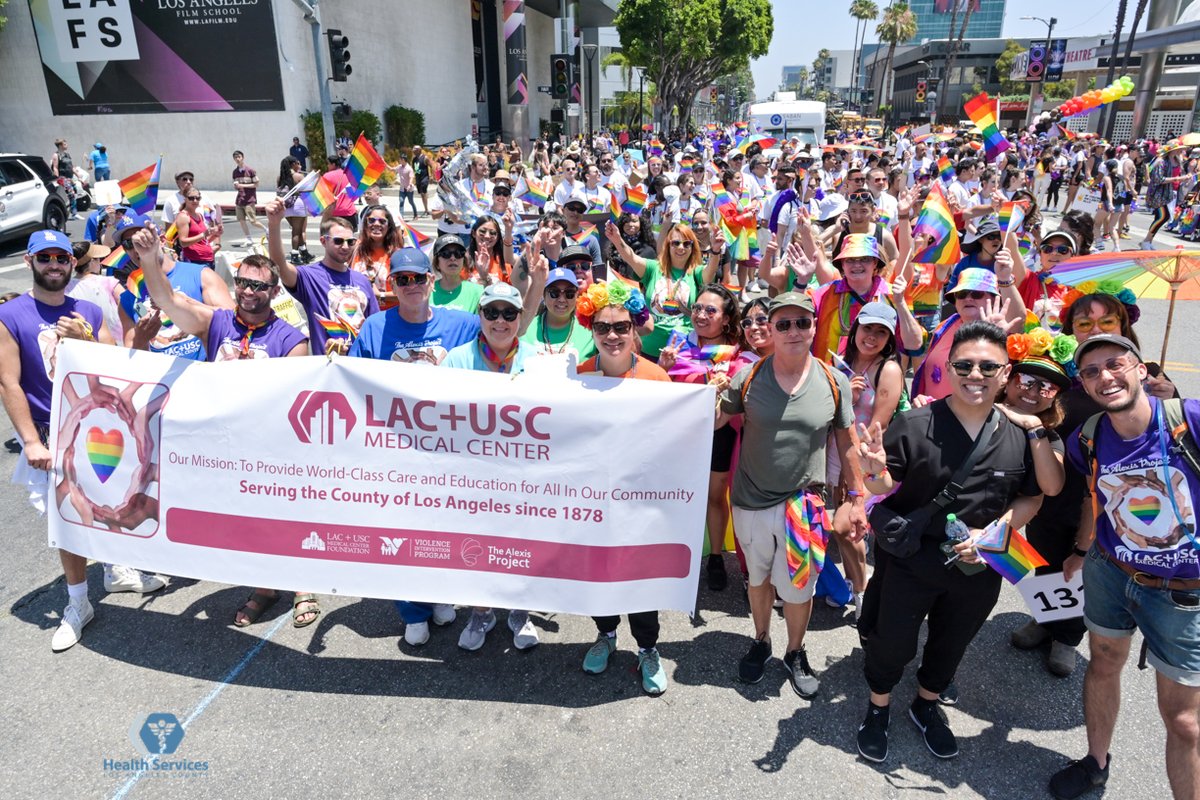 LAGeneralMed's tweet photo. It's LGBTQ+ Health Awareness week! LAC+USC is committed to providing care for this vulnerable population. Every day we strive to ensure the LGBTQ+ community feels safe seeking healthcare services. Let's work together for a brighter future! 🏳️‍🌈
#LACUSC #LGBTQ #AwakeandAware https://t.co/6eSFs2zXZb