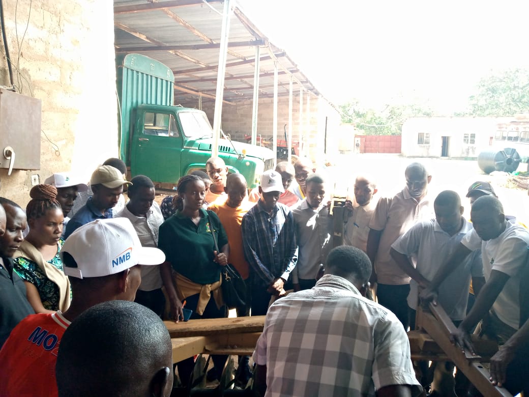 Building A Better Tomorrow: Youth Initiative For Agribusiness (BBT-YIA) beneficiary <a href="/AbellaMunisi/">Abella Munisi</a> from Tanzania Golden Youth Agripreneur (TGYA) Team  learning agricultural mechanisation.@tzagriculture <a href="/CarolNdosi/">CarolNdosi</a> <a href="/MalemboFarm/">Malembo Farms</a>