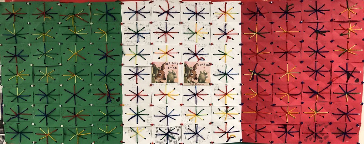 PophamLibrary's tweet photo. @DVISD_PES Pandas have been hard at work responding to our districtwide Elementary One School, One Book titled Bright Star by Yuyi Morales. 
Great work, Pandas! 
#WeArePopham
#PandasRead
#DVProud https://t.co/8aUX77D96b
