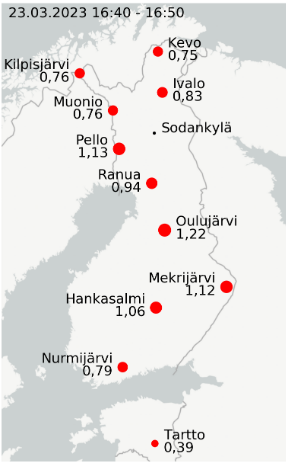 FMIspace's tweet photo. Meneillään on magneettinen myrsky. Jos aktiivisuus jatkuu iltaan asti, tänään on hyvät mahdollisuudet revontulille myös eteläisessä Suomessa. #revontulet #avarussää Lisätietoja: https://t.co/wWSCUItlqd https://t.co/PqV0gwpykk