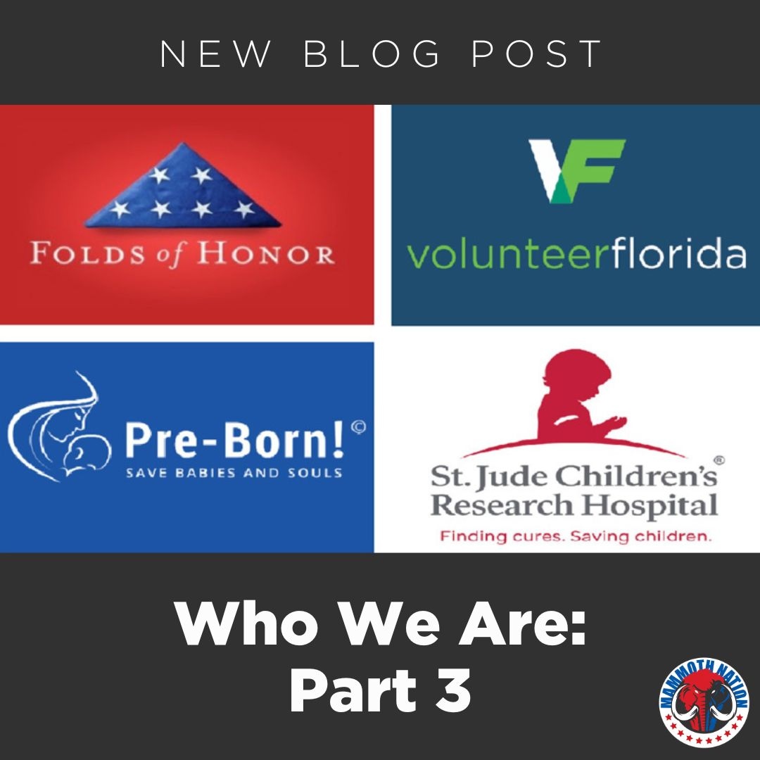 MammothNationUS's tweet image. WE SUPPORT DOZENS OF CAUSES AND CHARITIES

In the final part of our three part series of Who We Are, we want you to know that we support dozens of causes and charities.

mammothnation.com/blog/who-we-ar…

#FoldsOfHonor #VolunteerFloridaFoundation #PreBorn #StJude #Charities #MammothNation