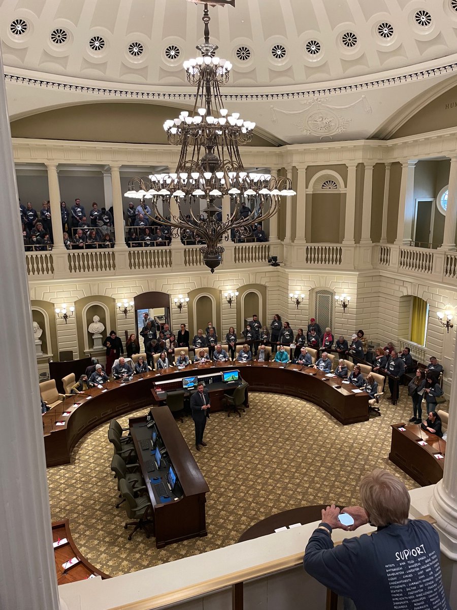 Scenes from the chamber!