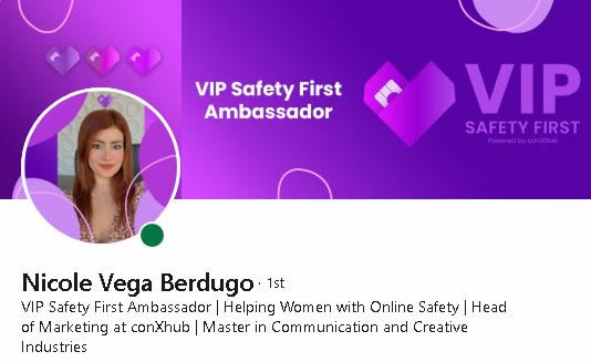riptec_net's tweet photo. @VIPSafetyFirst 
Truly wonderful to see Nicole take on responsibility for VIP Safety First as its new ambassador - she was personally affected by online safety matters and is passionate about helping others protect themselves from similar situations. https://t.co/ClwXbjw3G1