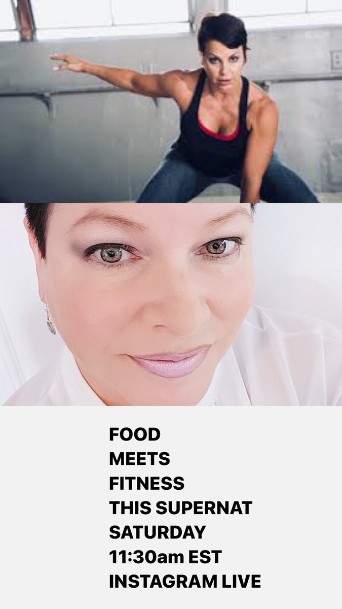 NatalieRaitano's tweet photo. Join Shannon E Robertson &amp; I this Saturday at 11:30am on INSTAGRAM LIVE @natalieriatanofitness where we talk about when good meets fitness. Shannon is a registered dietitian and we have some fun facts to share on this VERY important subject !!!! See you Saturday!!! https://t.co/K7oMSVGbkm