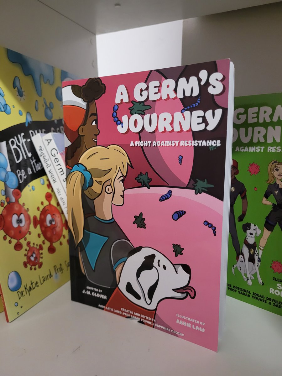 germsjourney's tweet photo. We love a @germsjourney bookshelf😍
Get your copy of our AMR comic book here: https://t.co/pHwLWQvkKa💚
#agermsjourney #handhygiene #AMR https://t.co/4KEY4Wu8uZ