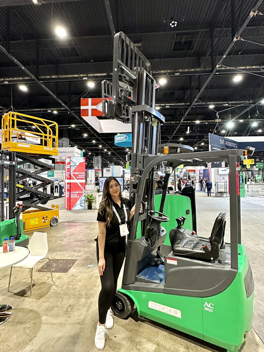 Last day at promat! Come stop by our booth, we are excited to see and meet new people! #ekkolifts #Promat2023