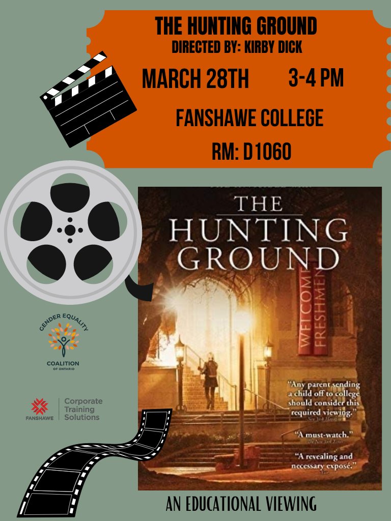 Join us at Fanshawe College on March 28, at 3:00 PM in room D1060 for this film screening. Everyone is welcome!