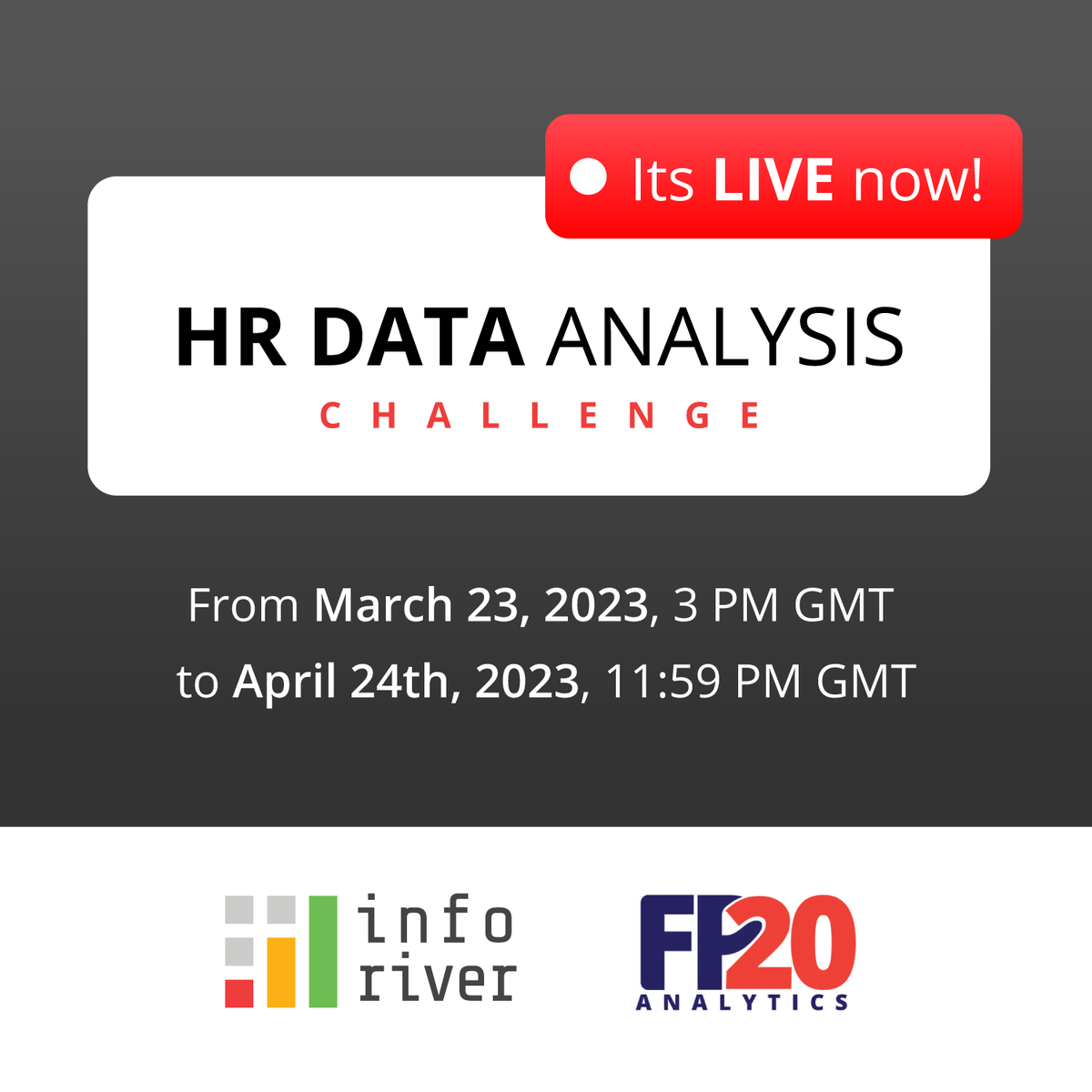 inforiverbi's tweet photo. 📣 The wait is over!

Inforiver in collaboration with the FP20 Analytics is thrilled to announce the launch of the 'HR Data Analysis Challenge'

- For instructions, please visit https://t.co/1EqlPYhMxw.
- Visit our community at https://t.co/8fOmMeW7rK for queries. https://t.co/cexRObtchD