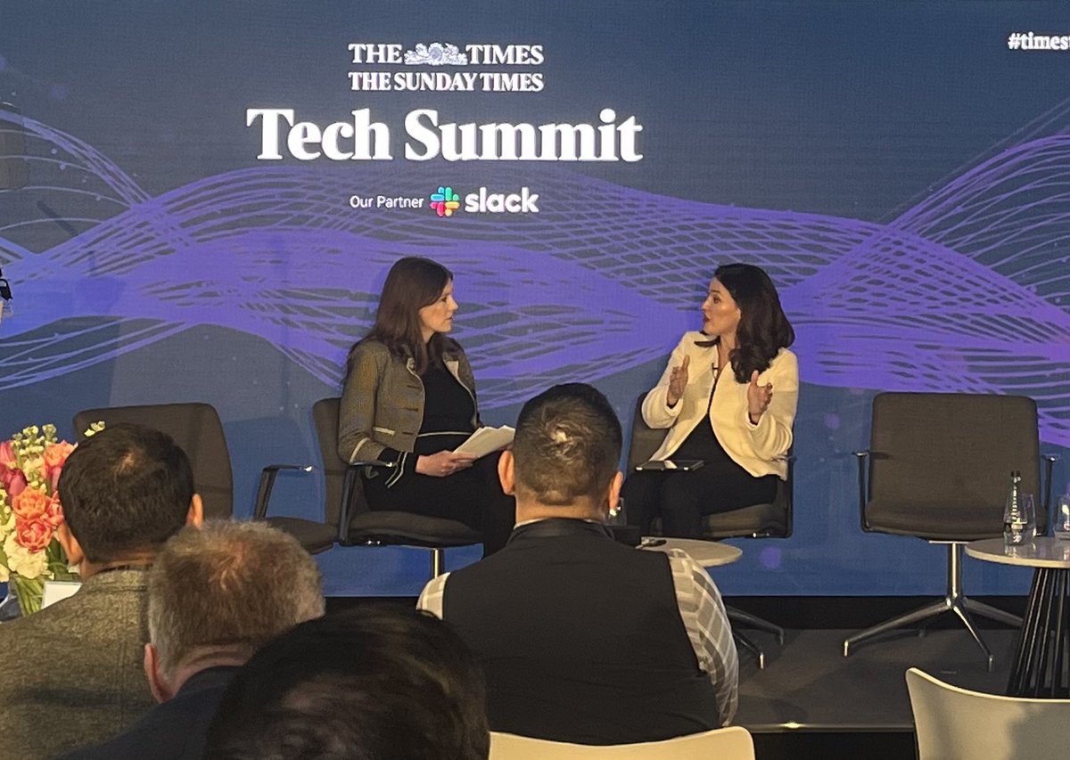WeAreFieldHouse's tweet photo. A fascinating day at The Times Tech Summit ended with a keynote from @michelledonelan followed by a Q+A with @kprescott on the new International Technology Strategy and the roadmap for making the UK a ‘science superpower’ by 2030
#timestechsummit #tech #science #innovation https://t.co/yAkeb4UaKk