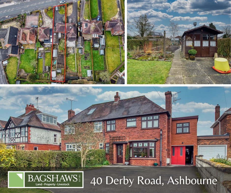 🏡 Property of the Week 📍 40 Derby Road, Ashbourne Traditional extended 3 bed Semi-detached Ample off road parking Large workshop/garage Good sized garden For more information, follow this link! bit.ly/42yKzmU Ashbourne office ☎ 01335 342201