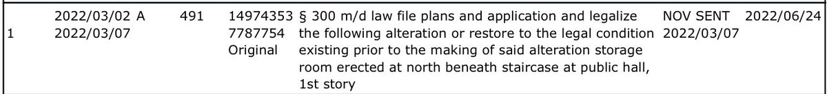 17993rd's tweet photo. Precisely how many times does the TA have to file Re #Slumlord Slavik Gofman’s illegal conversion of public areas in our Rent Stabilized building with #DOB permits, safety inspections or prior permission from #DHCR B4 @NYC_Buildings enforces #NYCBuildingCode? #TenantProtections https://t.co/rIefLiob2R
