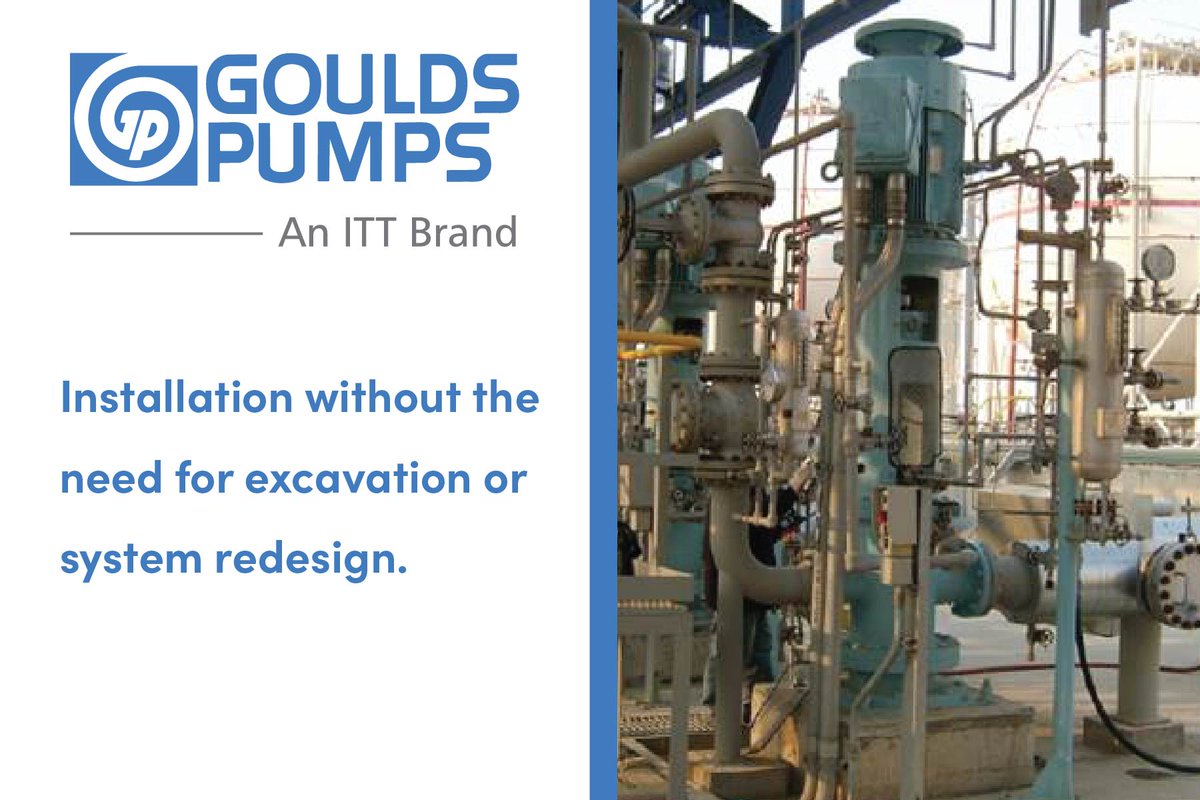 Need a high-pressure #pump that won't take up too much space on your #factory floor? Our VICR vertical pump is the solution. Learn more about how it allows for installation without the need for excavation or system redesign. bit.ly/3xXs2m5
