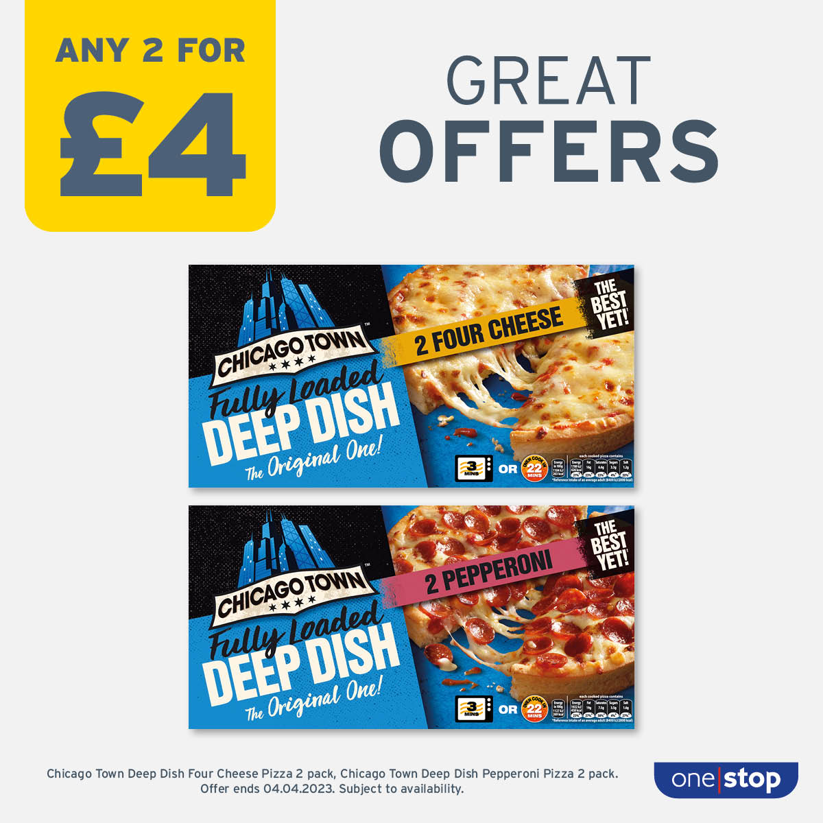 onestopstores's tweet photo. Only a weird-dough doesn't like pizza 😉🍕
Shop today 👉 https://t.co/7worb1maGs
Subject to availability. Participating stores only.
#DeepDish #Pizza #FourCheese #Pepperoni #ChicagoTown #PizzaLovers https://t.co/sSSyOnTIcD