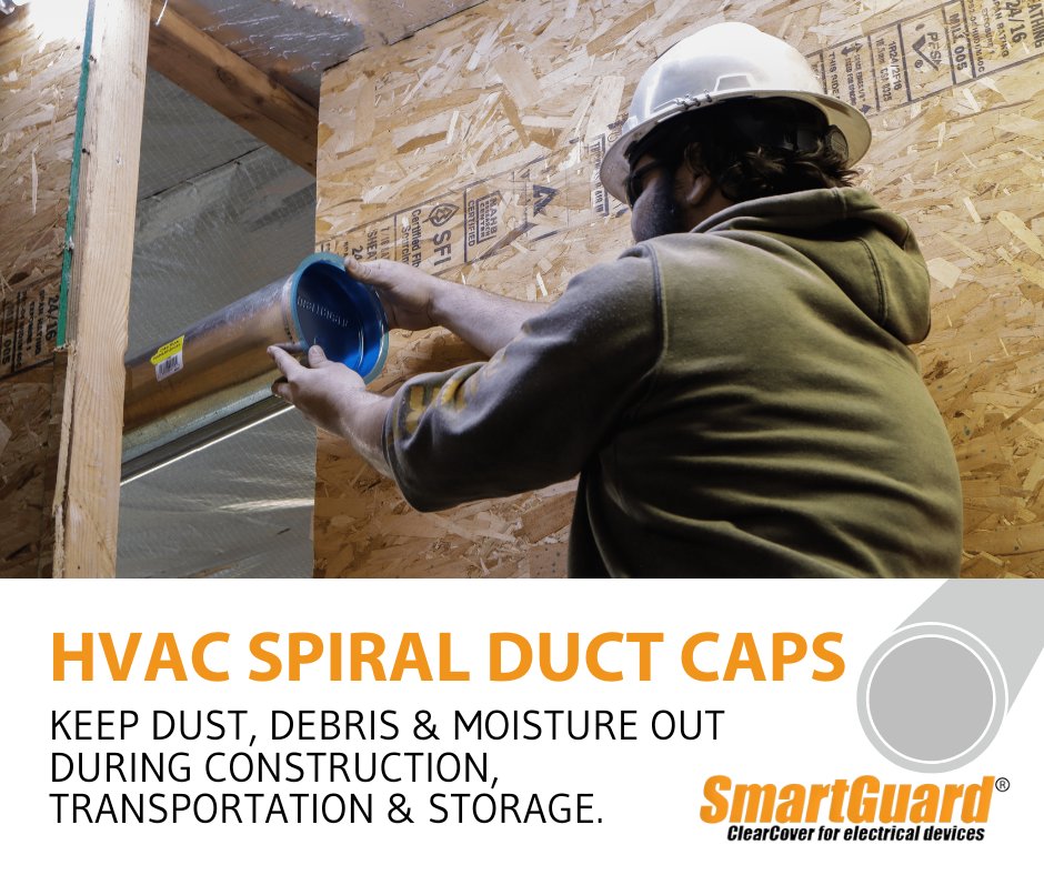smartguardcover's tweet image. Our HVAC spiral duct caps make tape checks and adhesive clean up a thing of the past while keeping your ventilation clear of dust, debris, and even large amounts of moisture.

ow.ly/yQVA50N8AF7

#DuctCaps #ConduitCaps #PipeCovers #PipeCaps #HVACSupply #SmartGuardCovers