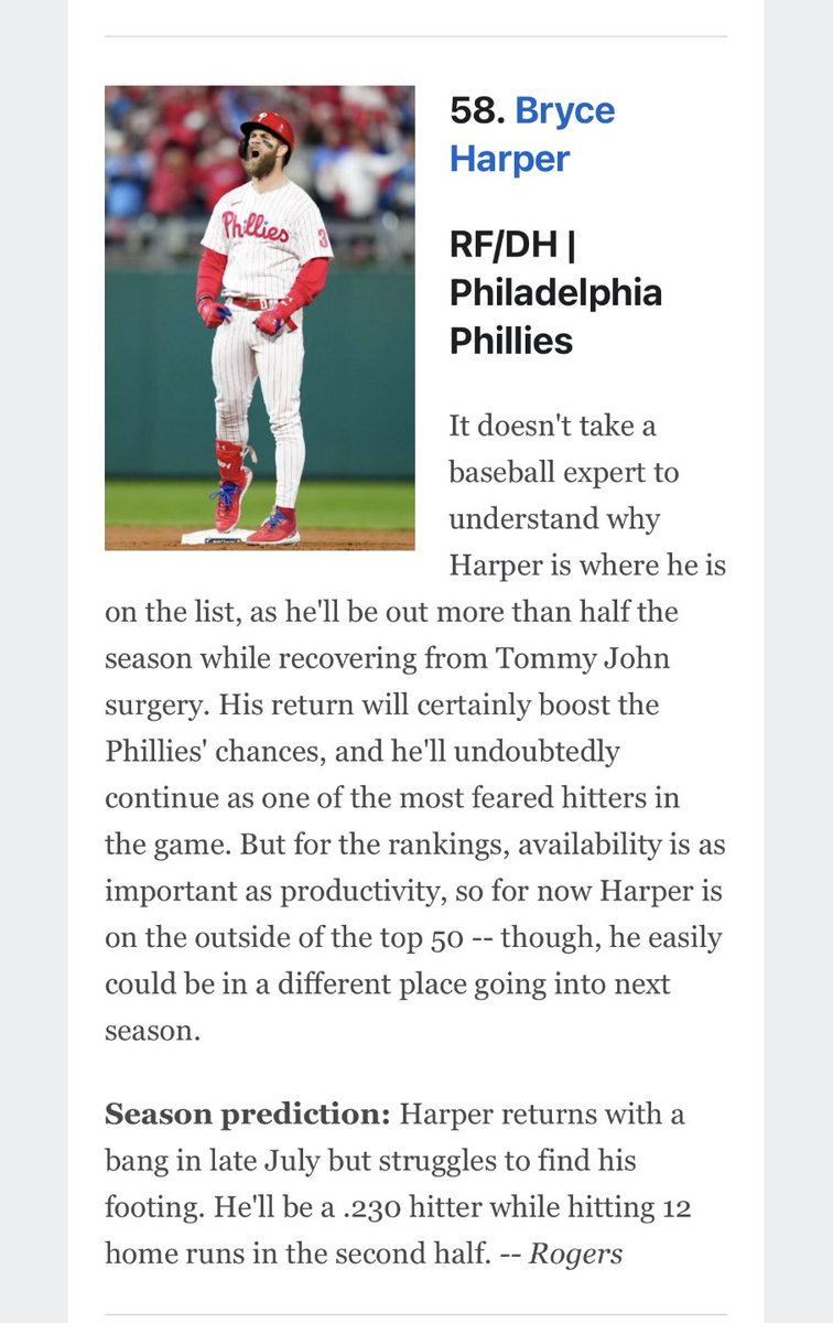 DavidEsser_'s tweet photo. Bryce Harper continues to be the most underrated player in baseball. 

.230 hitter — what a joke from ESPN. https://t.co/xn3rnN6z3N