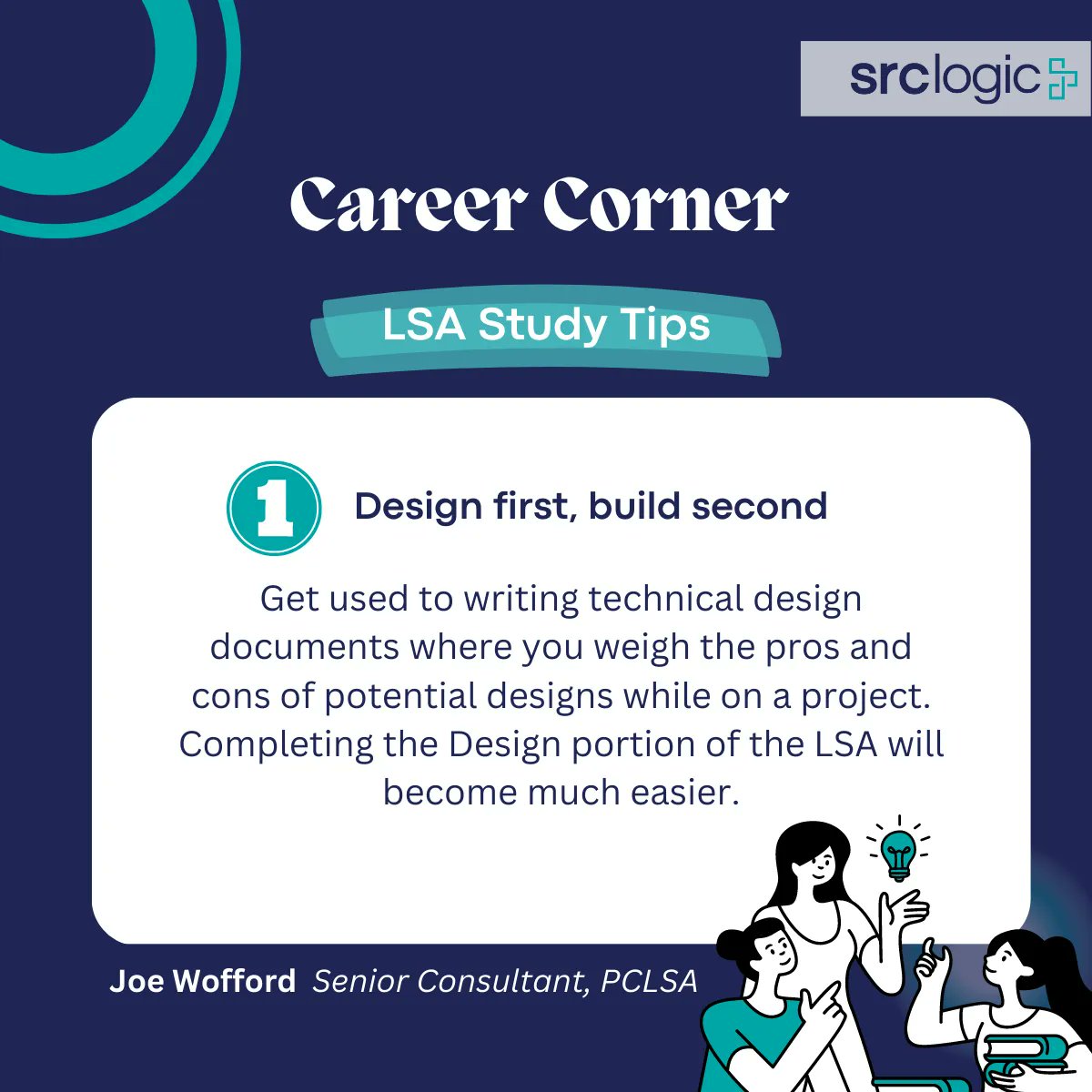srclogic's tweet photo. Welcome back to srcLogic’s Career Corner! This month, Joe Wofford gives advice on taking the Pega Lead System Architect exam. You can also read more about the LSA experience in a blog post on our website https://t.co/fnB2bBMi4p #Pega #srcLogic #CareerAdvice #PegaExams #PegaLSA https://t.co/wT7x8wBpqy