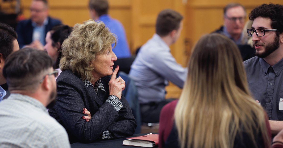 Thank you to <a href="/indianauniv/">Indiana University</a> President Pamela Whitten and Dr. Susan Sciame-Giesecke for participating in the School of Business' Speed Networking event yesterday! It was great seeing you on campus!

#ius #iusoutheast #indianauniversitysoutheast