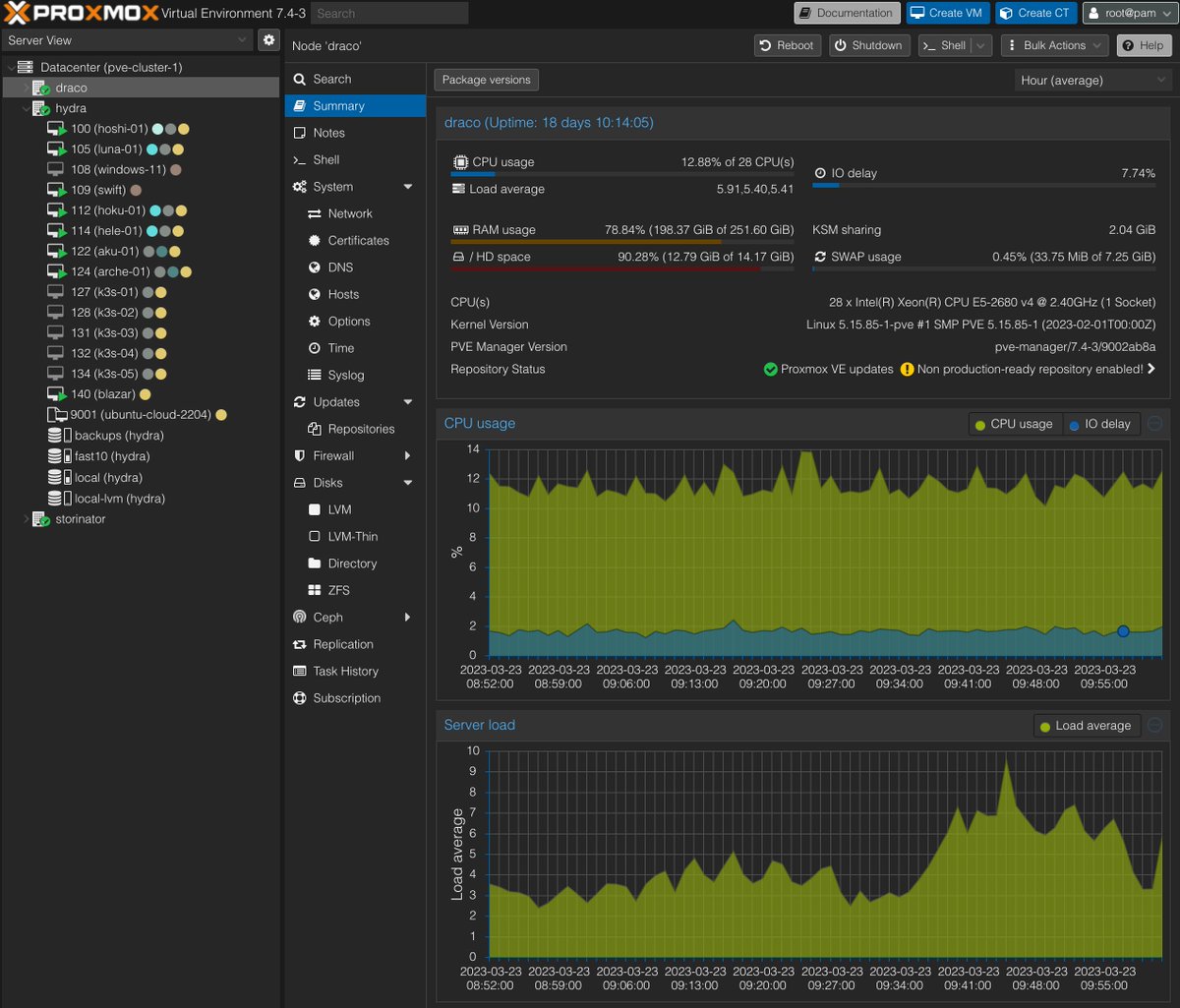 Yes! Proxmox finally has an official Dark Mode!