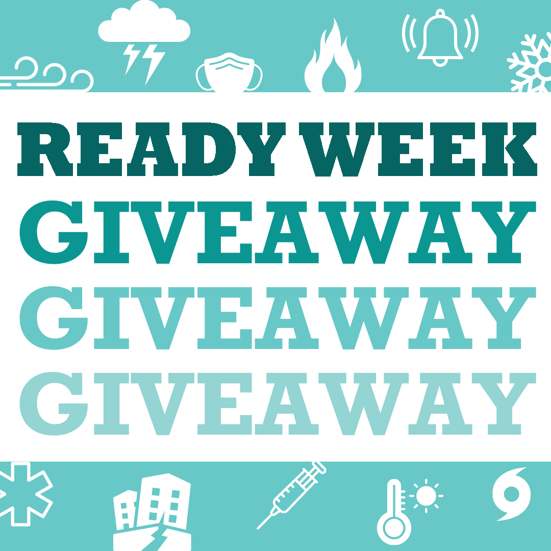 WashUReady's tweet photo. #ReadyWeek is here! π Come by the DUC or FLTC atrium from 11am-2pm for a free swag bag, including glow sticks, first aid kits and more! Don't forget to check out https://t.co/1CNboioc3O for a full list of Ready Week events. https://t.co/Pv5WNYMyxr