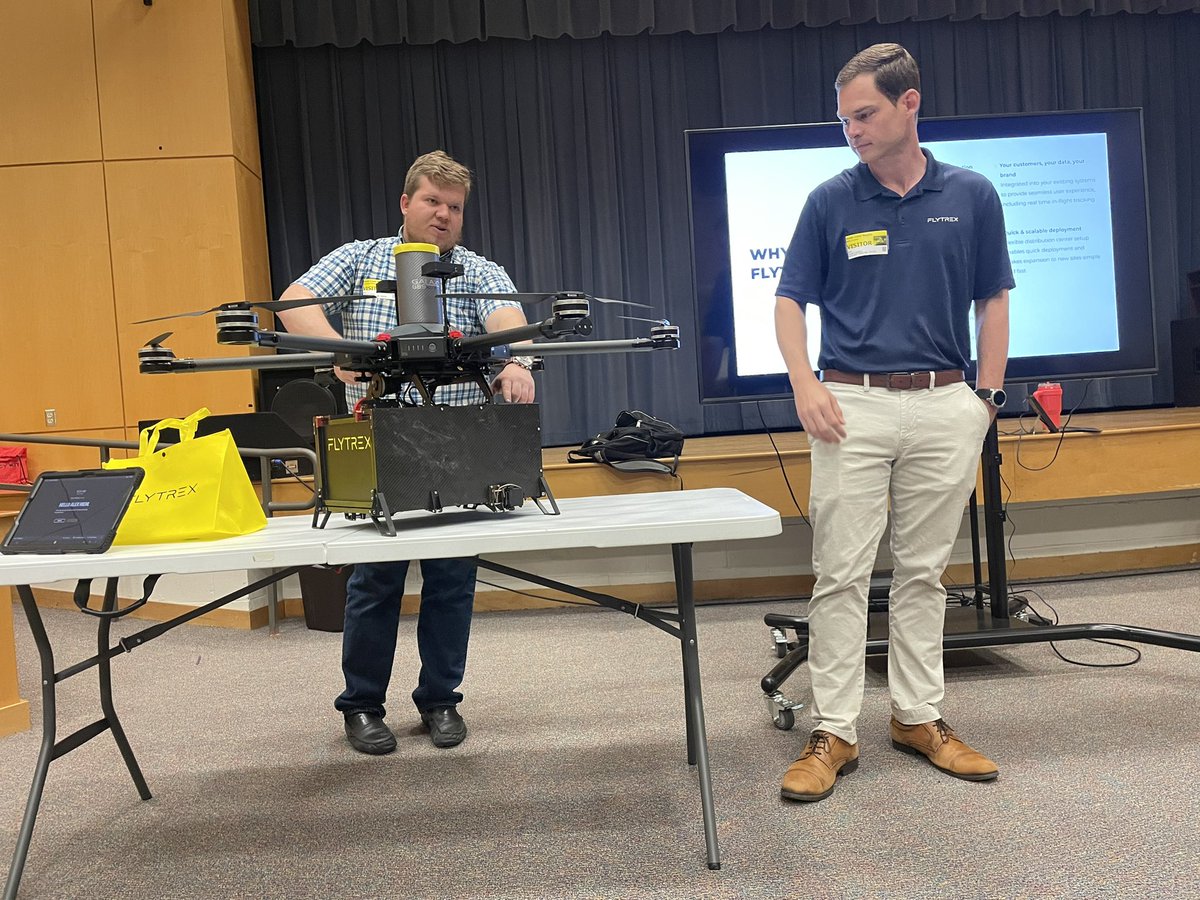 RCMSSachs's tweet image. Such a cool presentation from Flytrex @flytrexcom today about drones &amp;amp; drone delivery. The best part? Our @reedycreekms students’ awesome questions &amp;amp; how much they are learning! #CenterForTheDigitalSciences #RoboticsAndMechatronics #EmergingTech
