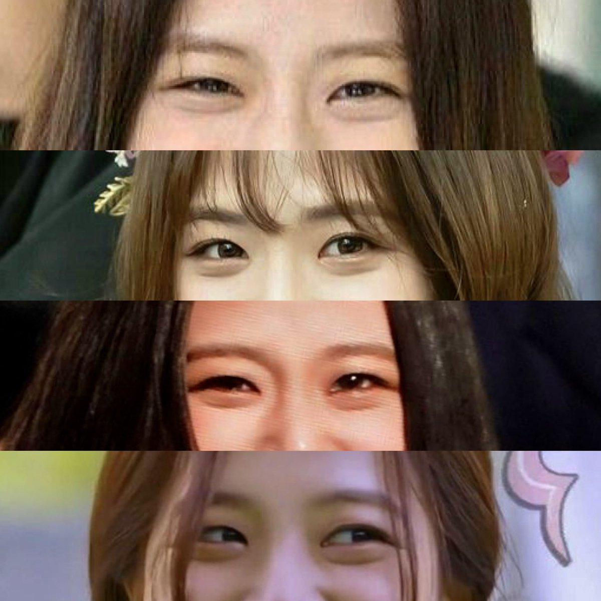 jisoophoric's tweet photo. the duality of jisoo's eyes https://t.co/hhYEofDdFs