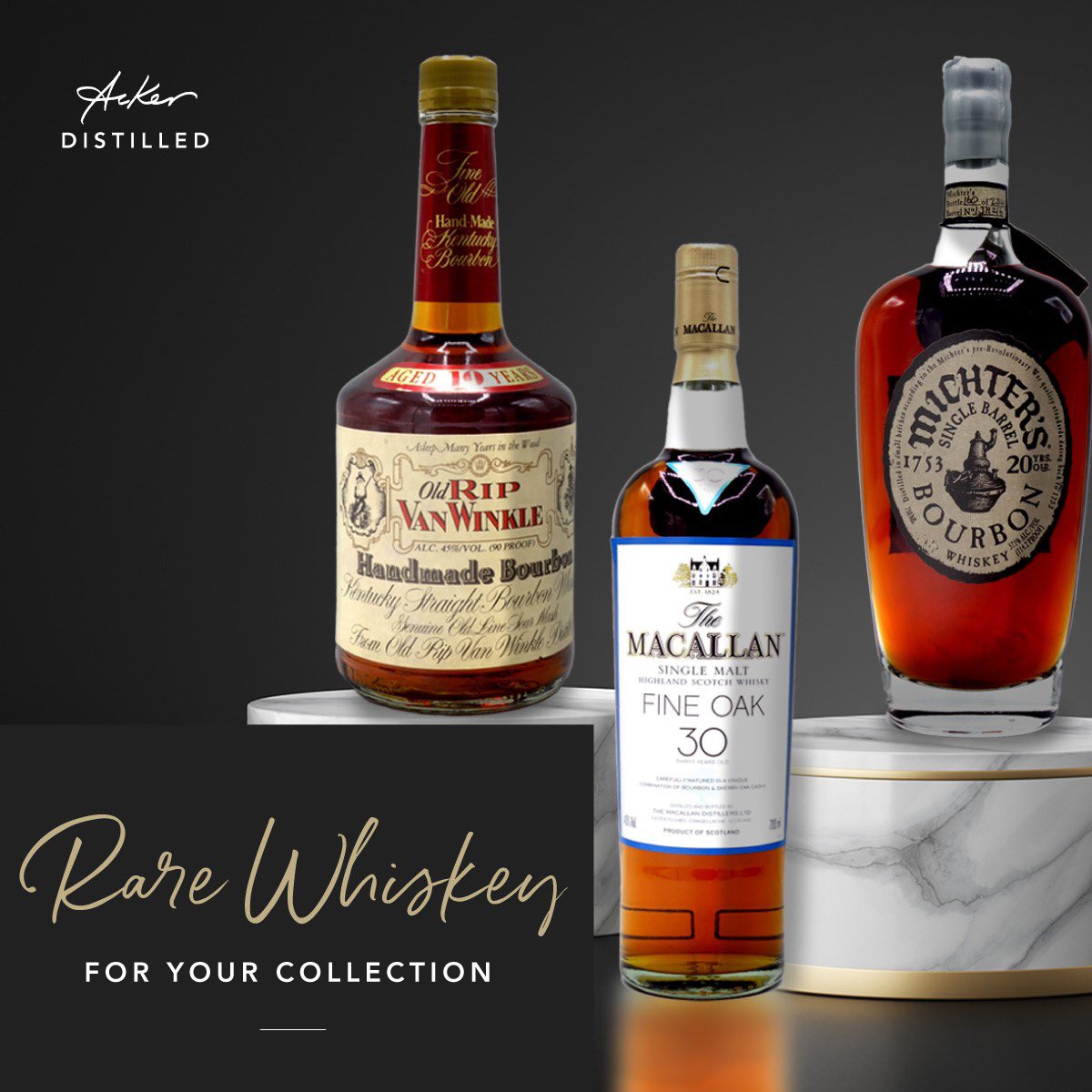 Acker is dedicated to offering you access to the finest spirits in the world. We’ve just updated our current list of rare whiskeys! bit.ly/USWhiskeyOffer