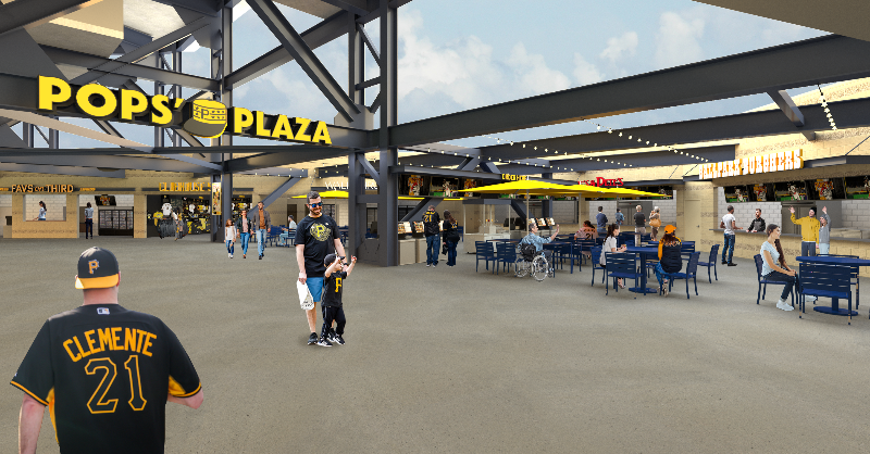 Pirates's tweet photo. The best ballpark in America keeps getting better.