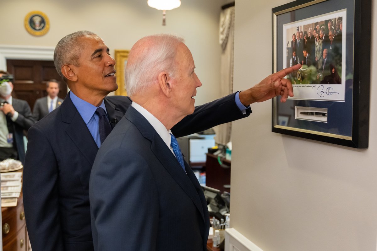 POTUS46Archive's tweet photo. Today, 13 years after it was signed, the Affordable Care Act hasn’t just survived – it’s stronger than ever.
 
40 million people have the peace of mind that comes with health coverage.
 
I'll never stop fighting like hell to protect and strengthen it. https://t.co/I9374d42sr