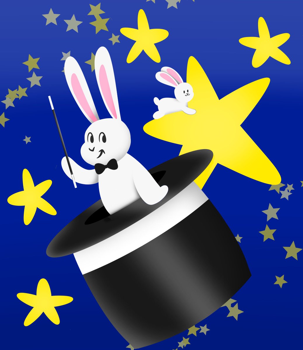 cow_chunk's tweet photo. Magical Bunny ⭐️🐰 https://t.co/SfW7sy5JOB
