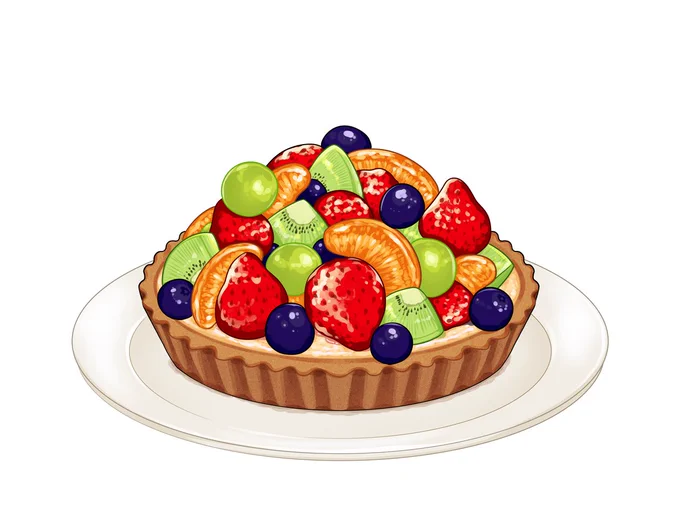 お腹痛いのでお気に入りの食べ物絵置いとくね 