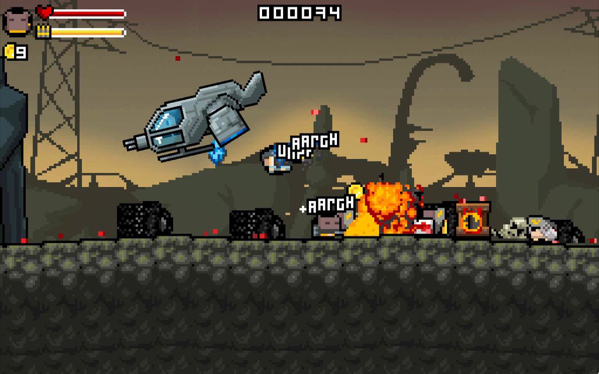 TheAtari_VCS's tweet photo. Knock knock! Who's there? BLACK DUCK ARMY IN YOUR FACE! Gunslugs 2 out on the Atari VCS now!

#Gunslugs2 #OrangePixel #AtariVCS #ACTION #ARCADE #PLATFORMER #SHOOTER #LetsGo https://t.co/Zbe8UKw43E