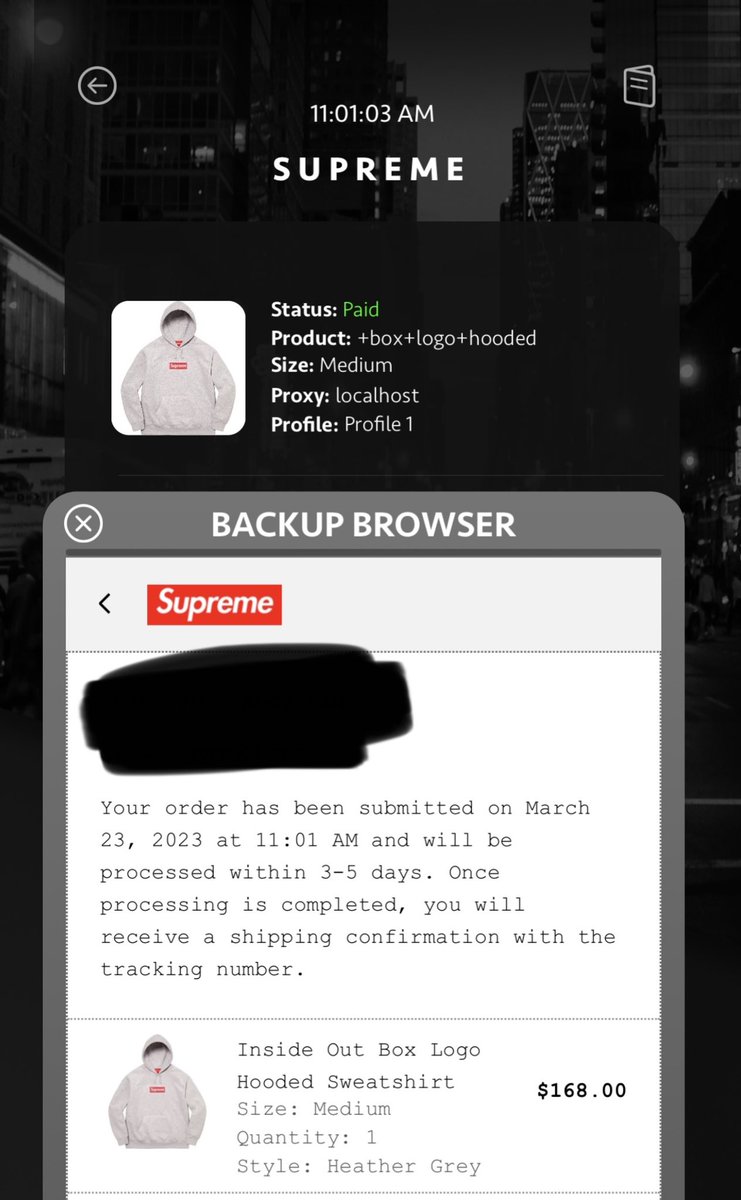 asiangotanf's tweet photo. Knew I’d hit with QuickCop so I skipped my instore appointment. Thanks @themacint0sh https://t.co/YLXLXUSdeN